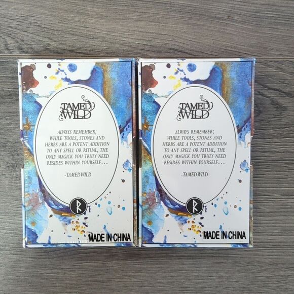 Tamed  Wild Runes Oracle Card Deck Bundle New & Sealed - Picture 3 of 3